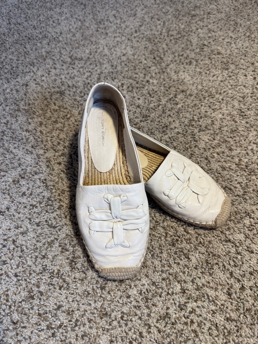 Tory Burch Woven Double T Aline Espadrilles - 7